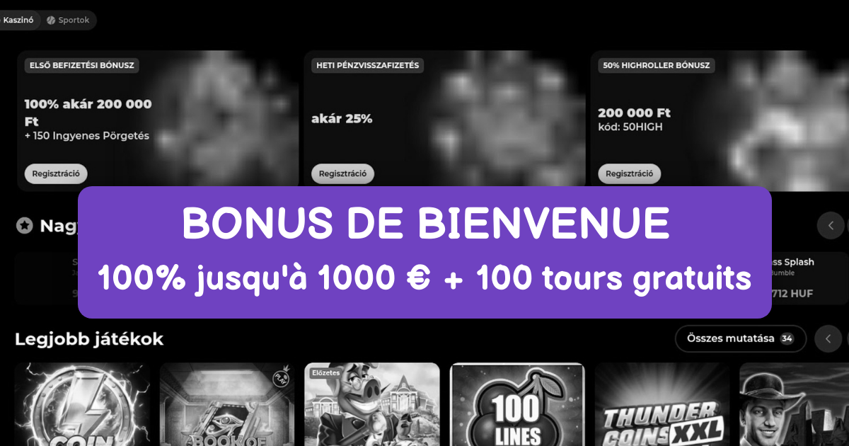 Spinmama Casino welcome bonus